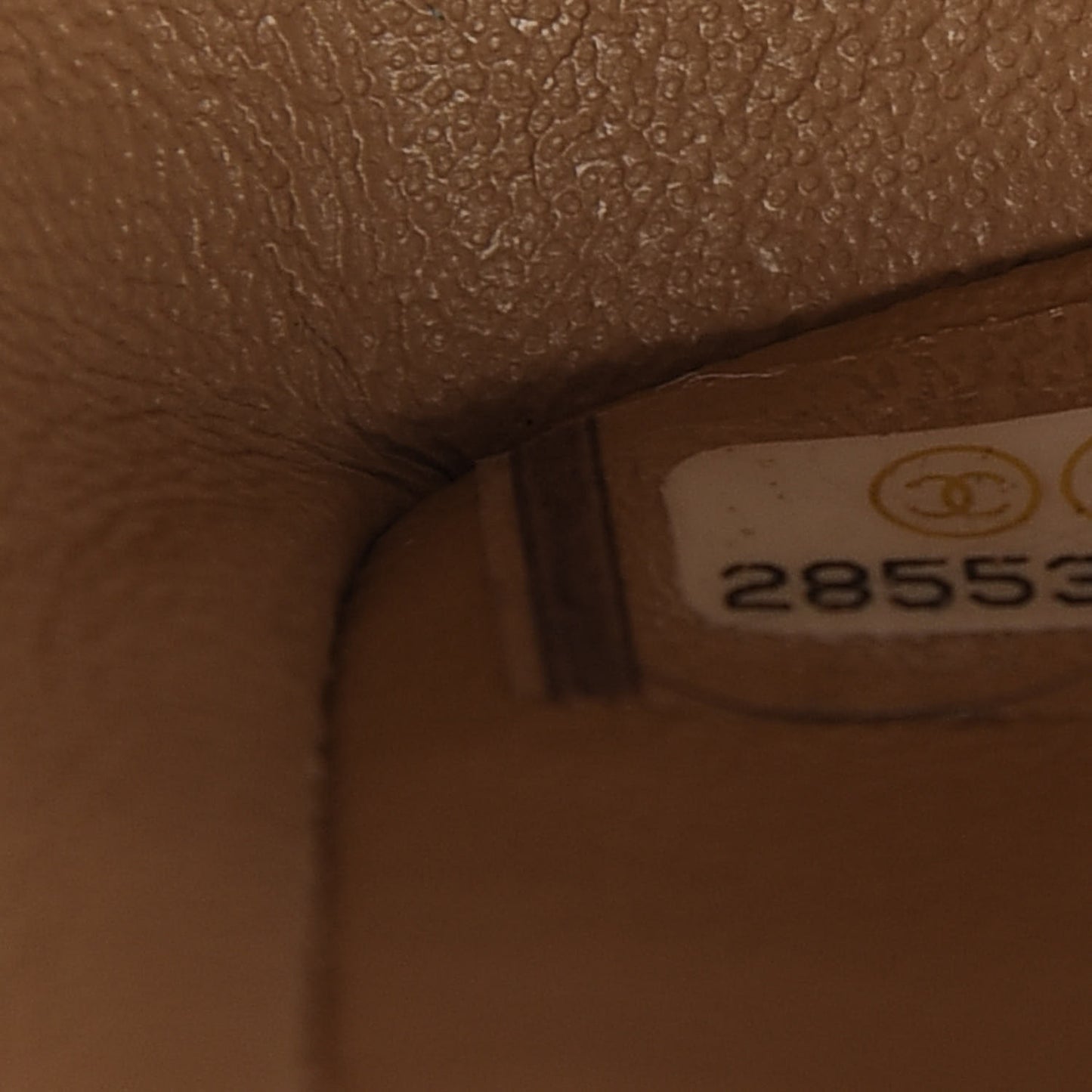 Caviar Quilted Small Double Flap Beige