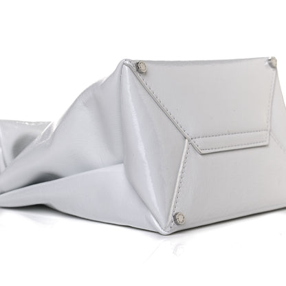 Alexander Wang Patent Lunch Bag Foldover Clutch White 7 of 11