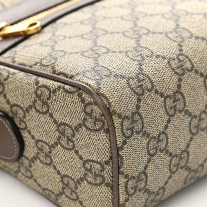 Gucci GG Supreme Monogram Web Small Ophidia Shoulder Bag Brown 9 of 18