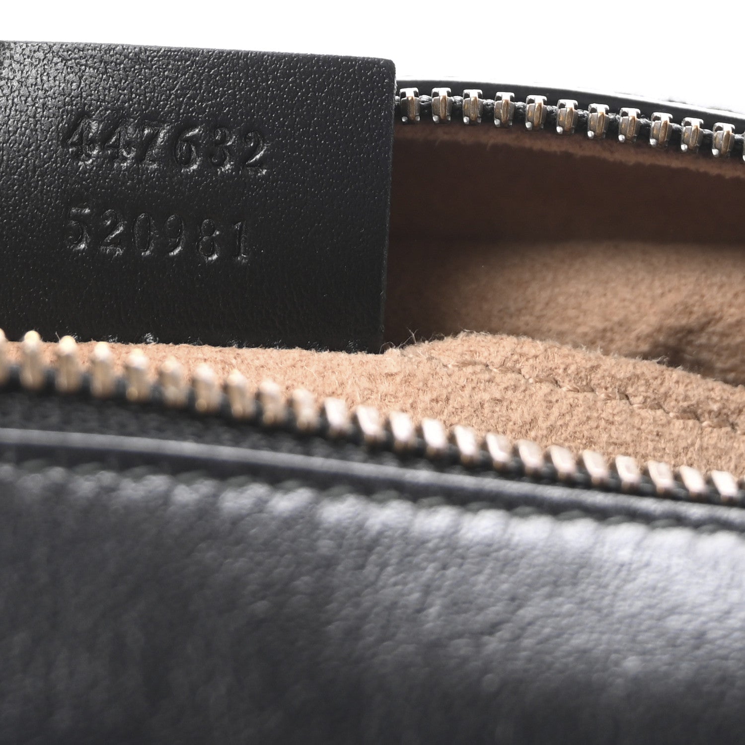 Gucci Calfskin Matelasse Small GG Marmont Chain Shoulder Bag Black 7 of 11