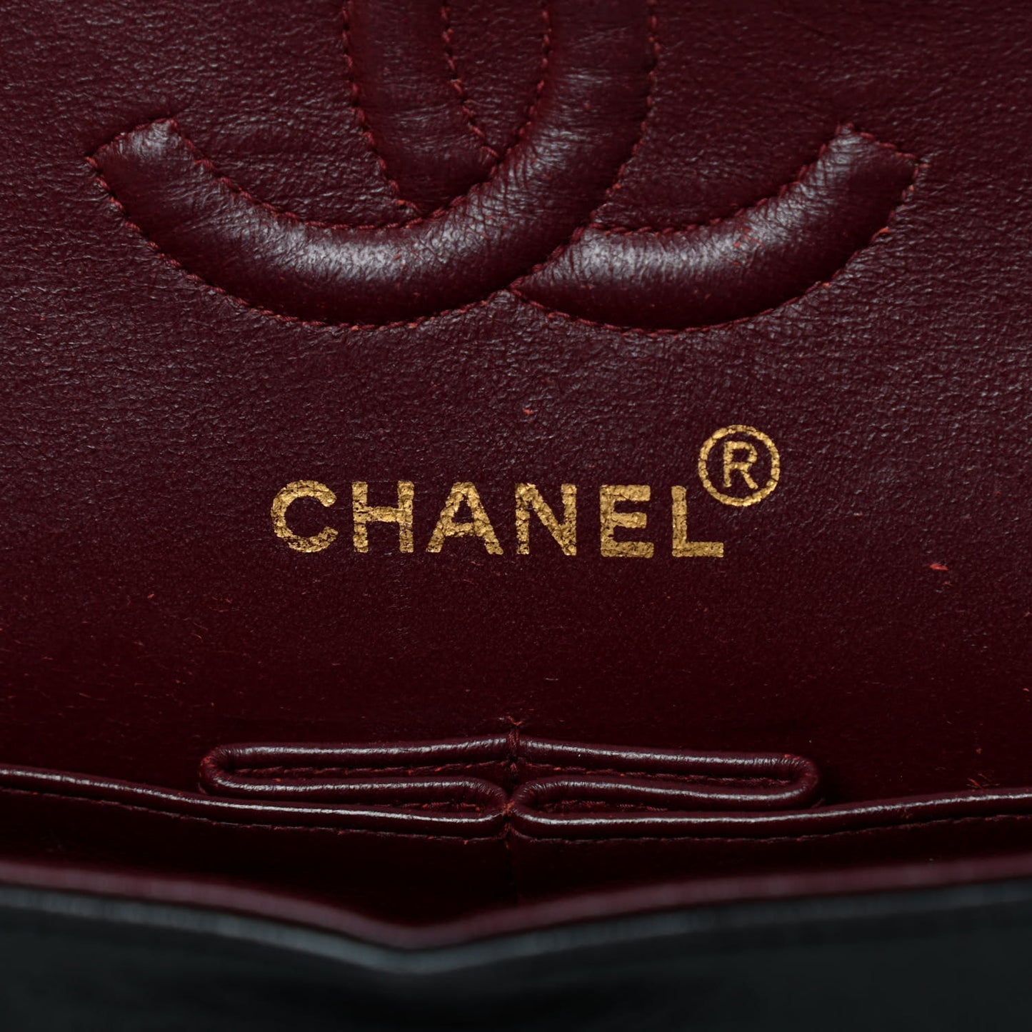 Lambskin Quilted Small Double Flap Black