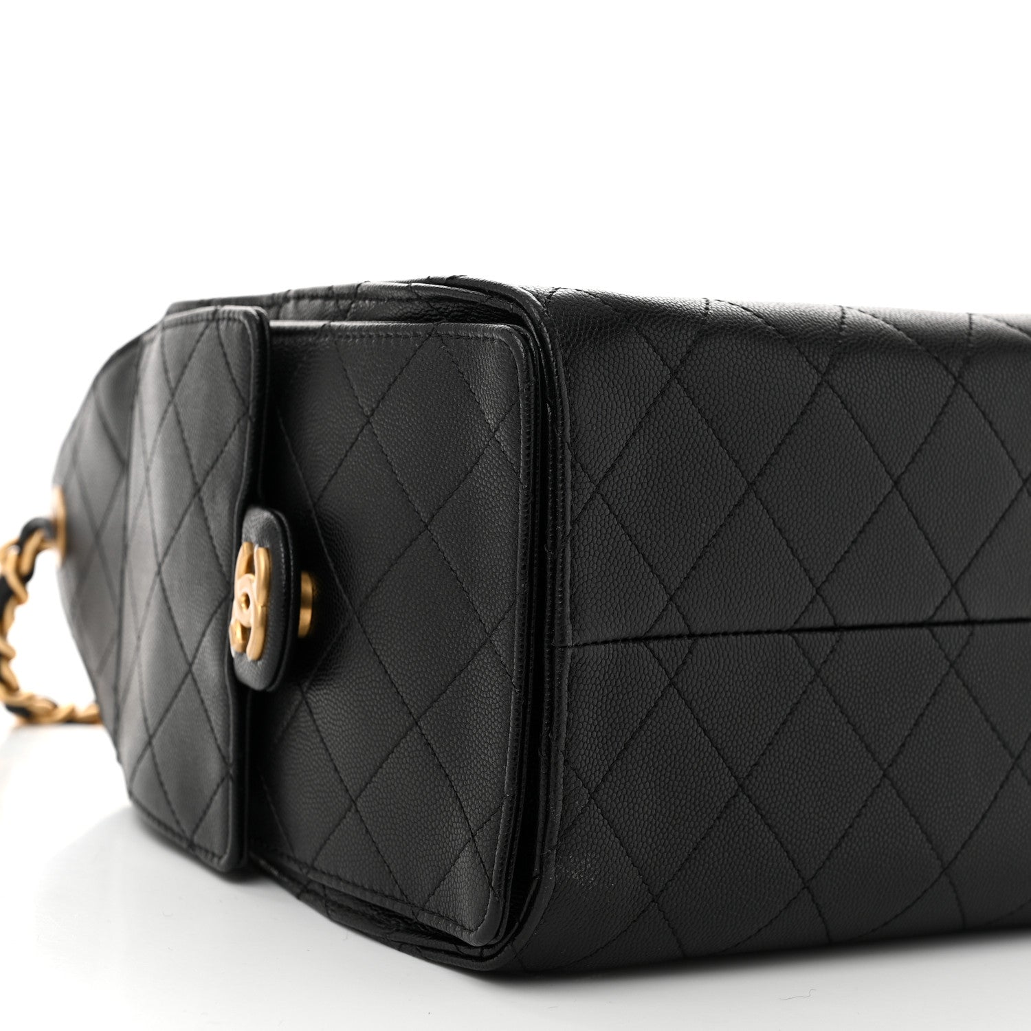 Chanel Caviar Quilted Small Chanel 25 Handbag Black 9 of 10