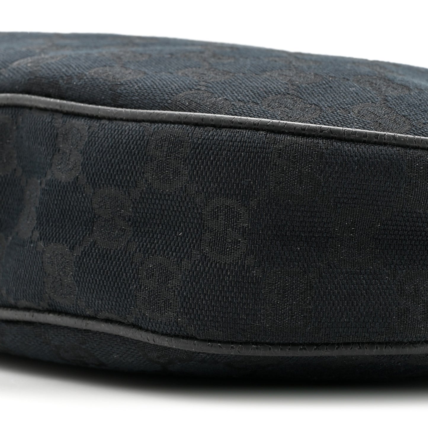 Monogram Medium Half Moon Hobo Black