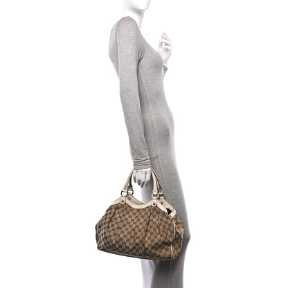 Gucci Monogram Medium Sukey Tote Off White 2 of 14