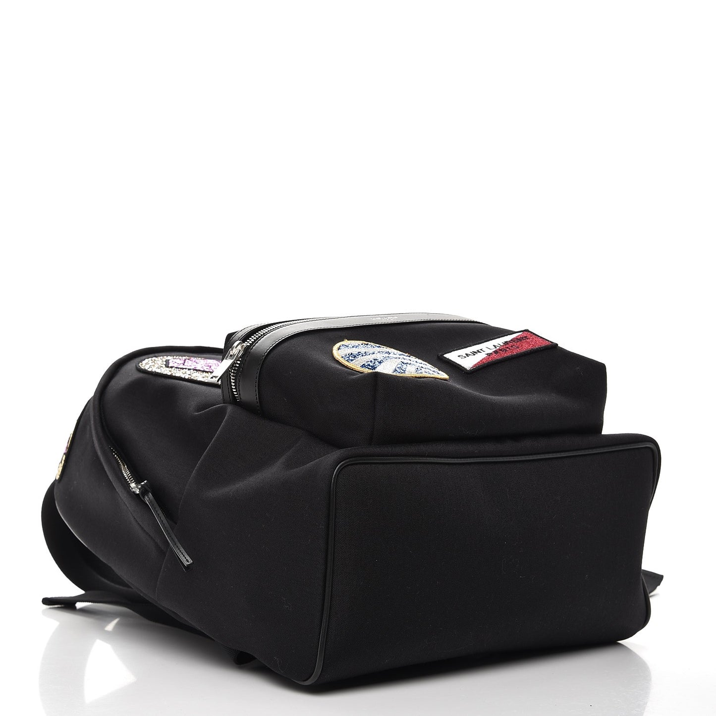 Canvas Multi Patch Hunting Backpack Black