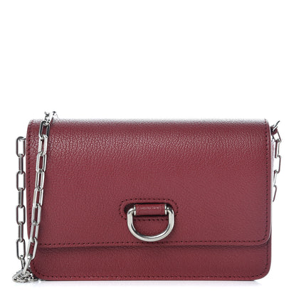 Burberry Hayes Goatskin D-Ring Mini Bag Crimson 1 of 11
