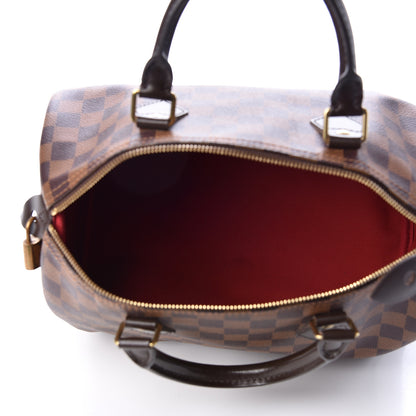Louis Vuitton Damier Ebene Speedy 30 5 of 9