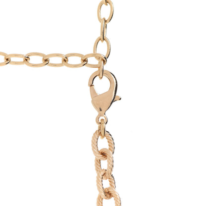 Chanel Metal Quilted CC Necklace Gold 5 of 6