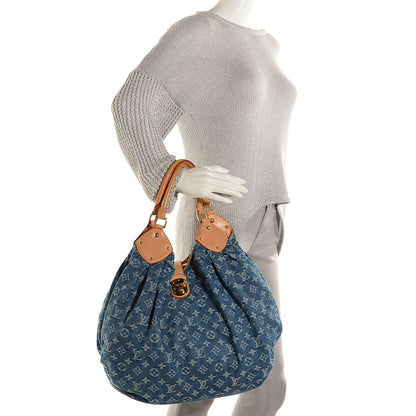 Louis Vuitton Denim Mahina XL Blue 2 of 7