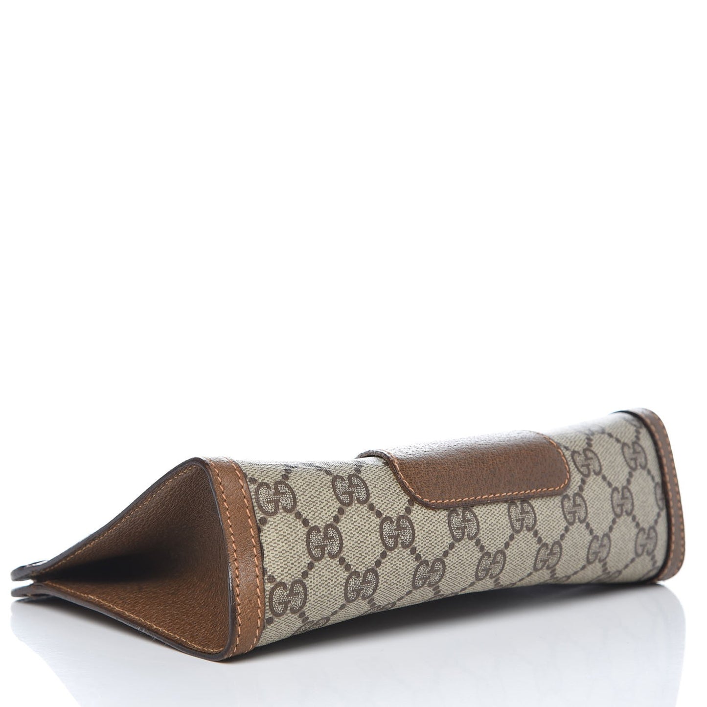 GG Plus Monogram Web Pouch Brown
