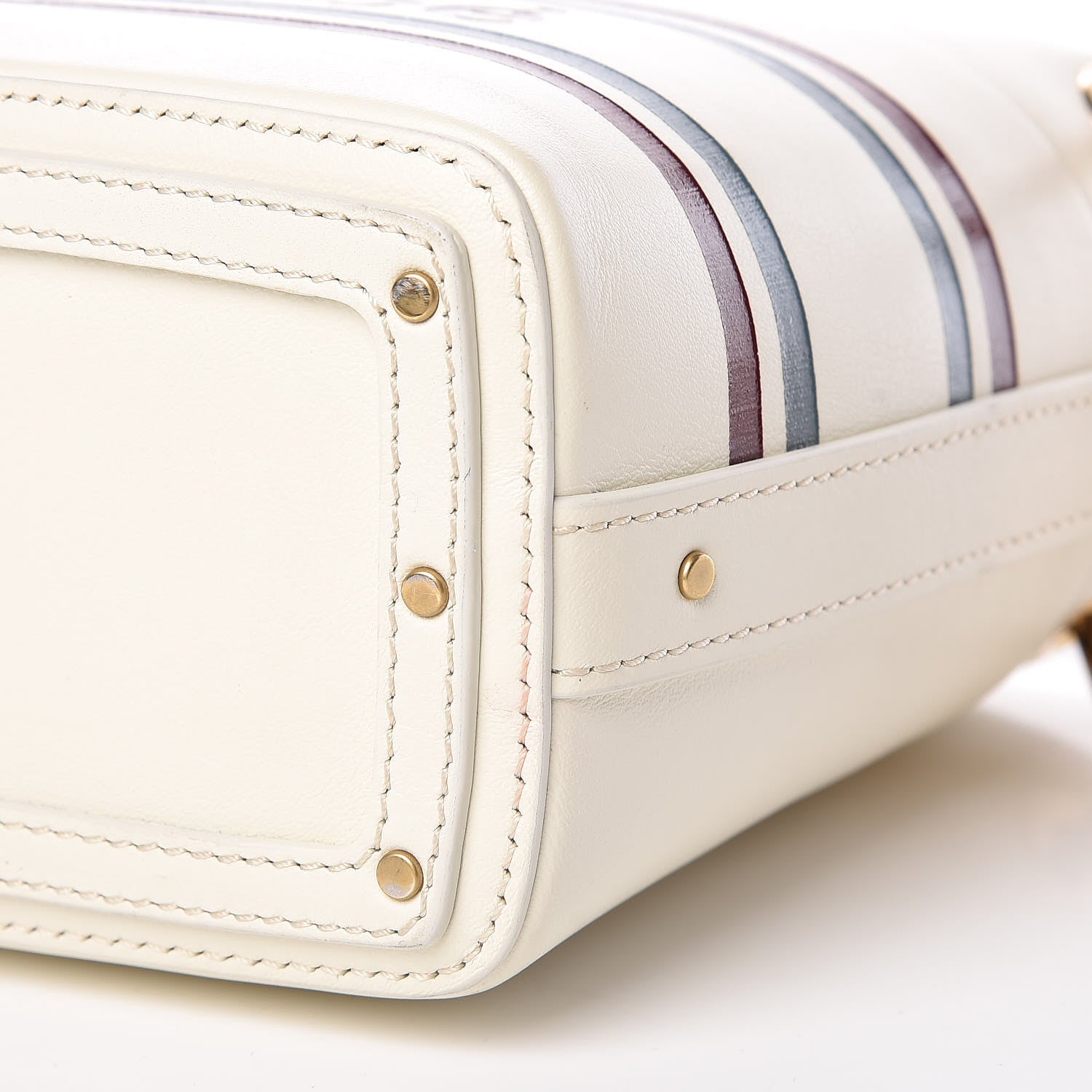 Chloe Calfskin Logo Mini Roy Bucket Bag Natural White 12 of 12