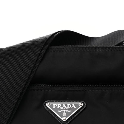 Prada Tessuto Nylon Messenger Bag Black 8 of 12
