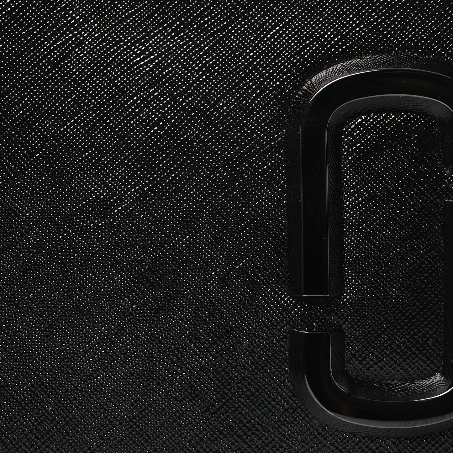 Saffiano Snapshot Camera Bag Black