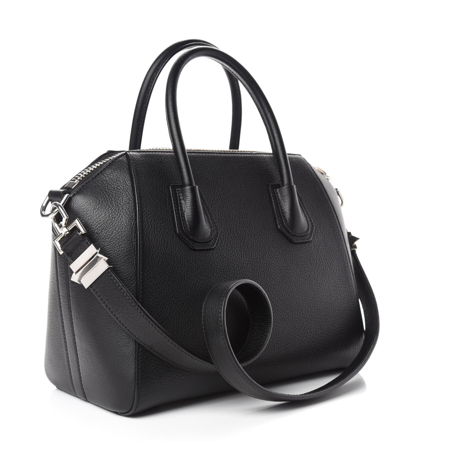 Sugar Goatskin Small Antigona Black