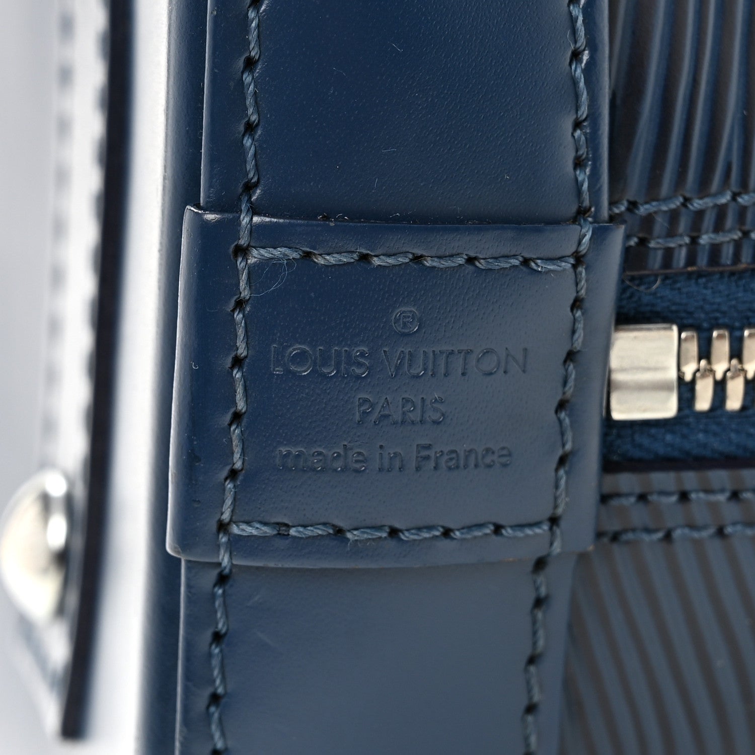 Louis Vuitton Epi Alma BB Indigo 6 of 10