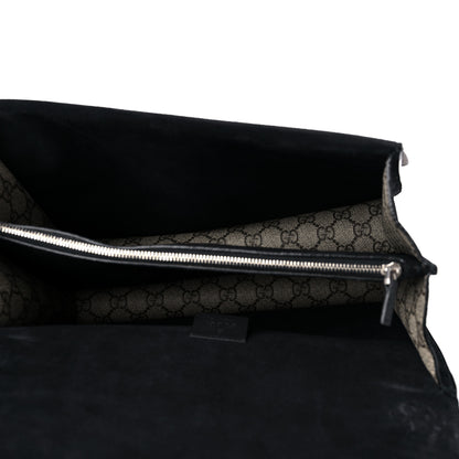 Gucci GG Supreme Monogram Medium Dionysus Shoulder Bag Black 5 of 12