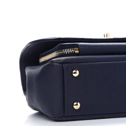 Chanel Caviar Quilted Medium Business Affinity Flap Navy 8 of 11