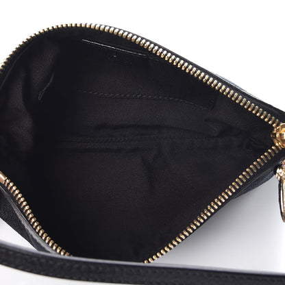 Gucci Monogram Bumble Bee Charm Pochette Black 5 of 8