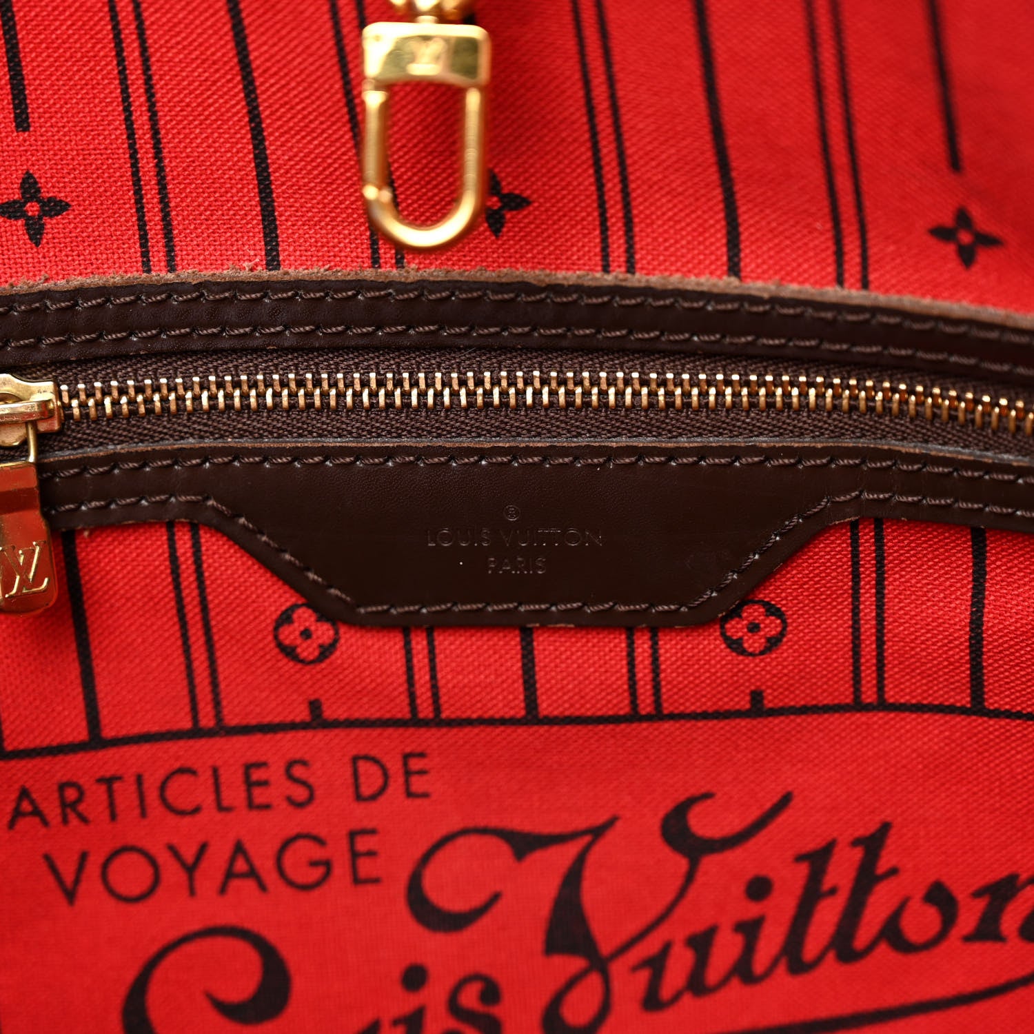 Louis Vuitton Damier Ebene Neverfull MM 6 of 11