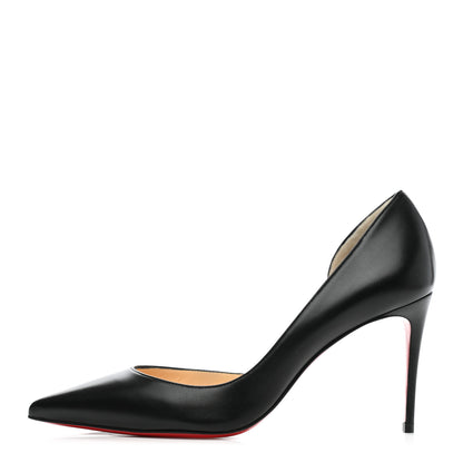 Christian Louboutin Shiny Nappa Iriza 100 Pumps 38 Black 1 of 7