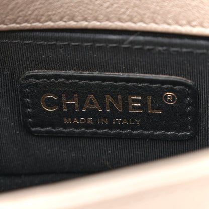 Chanel Metallic Lambskin Mini Scaled Boy Flap Gold 6 of 11