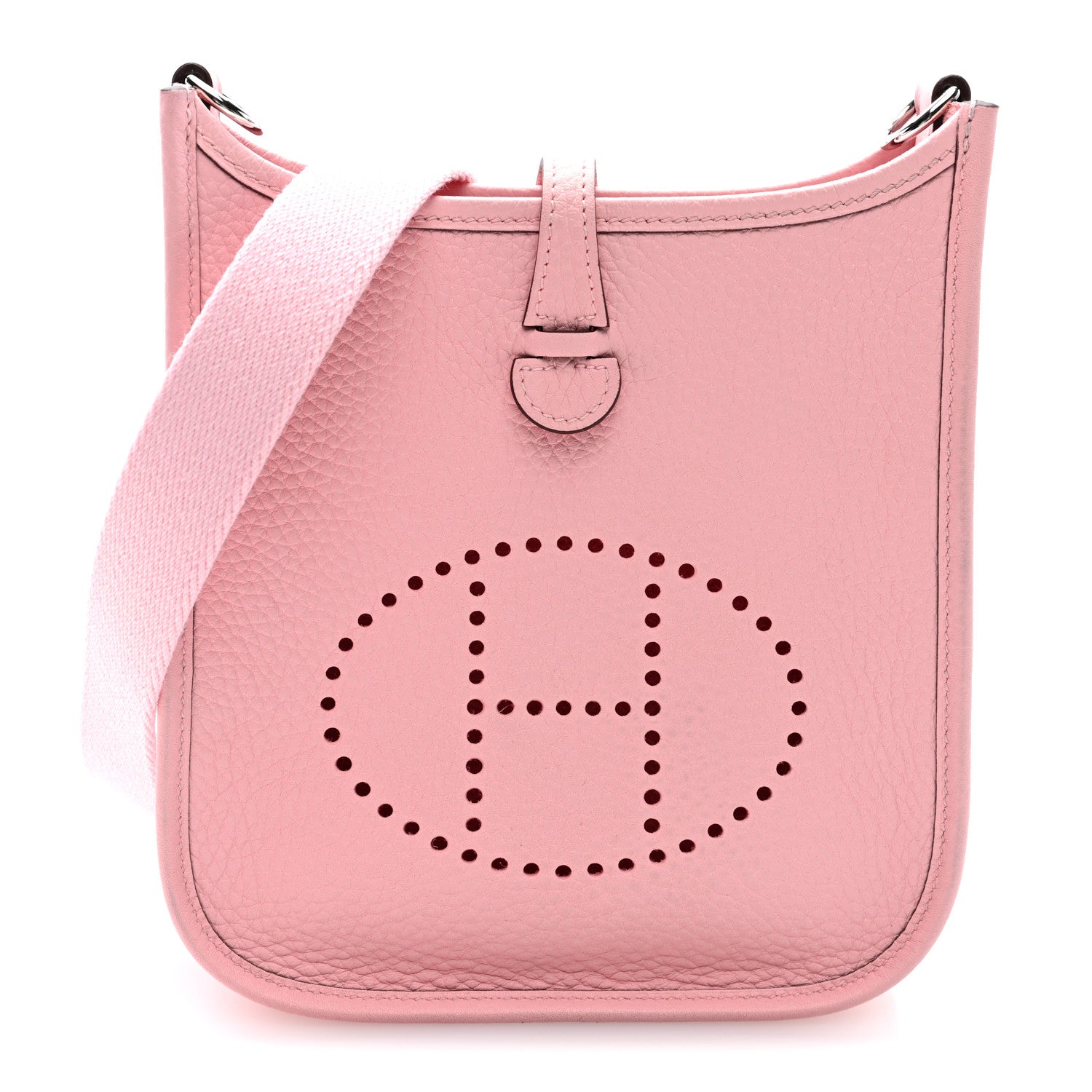 Hermes Taurillon Clemence Evelyne TPM Rose Sakura 1 of 10