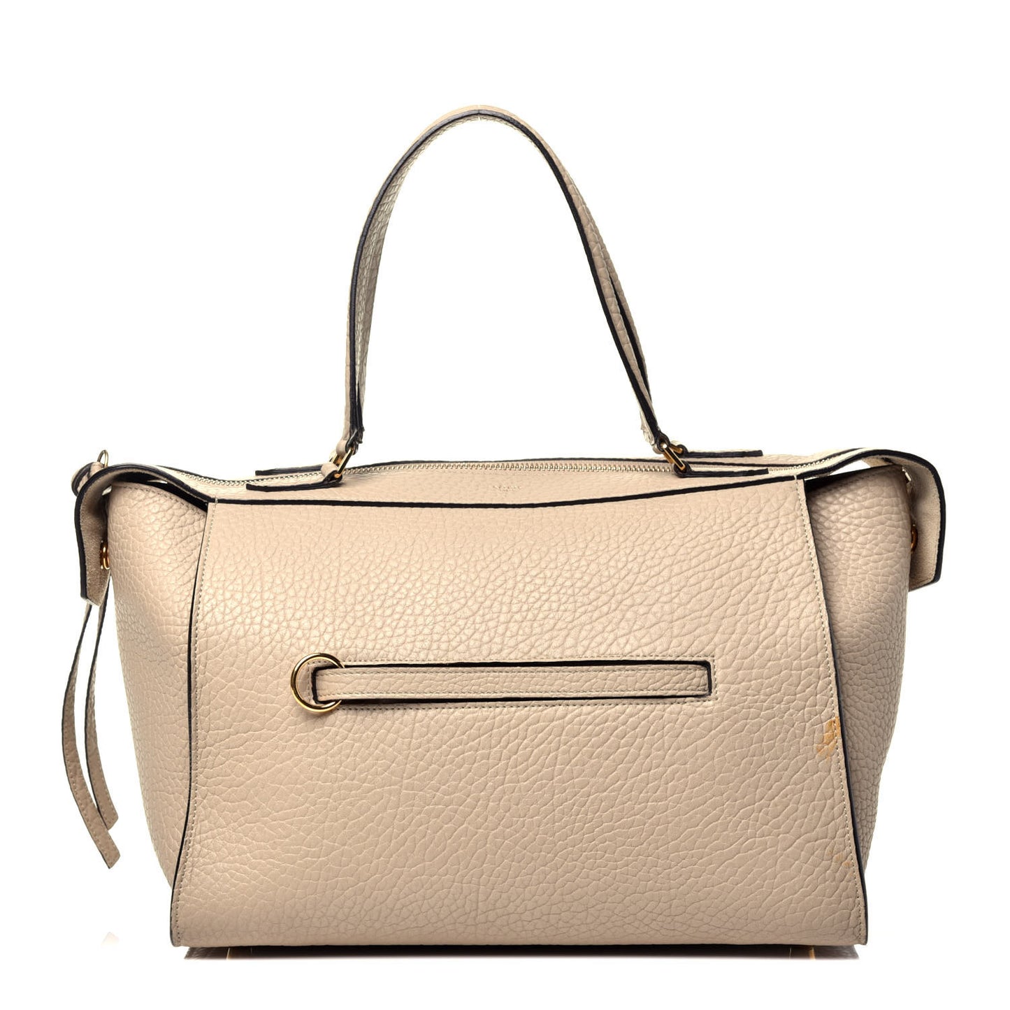Bullhide Calfskin Small Ring Bag Dune