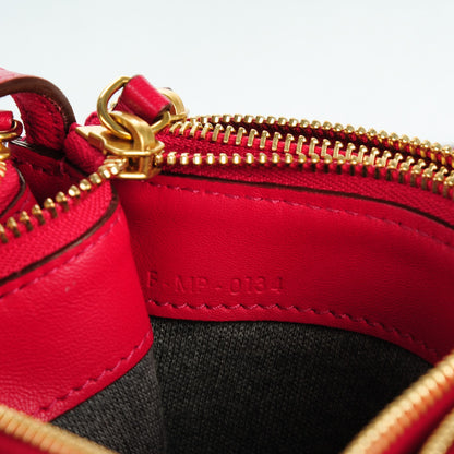 Celine Lambskin Small Trio Crossbody Bag Fuchsia 9 of 9