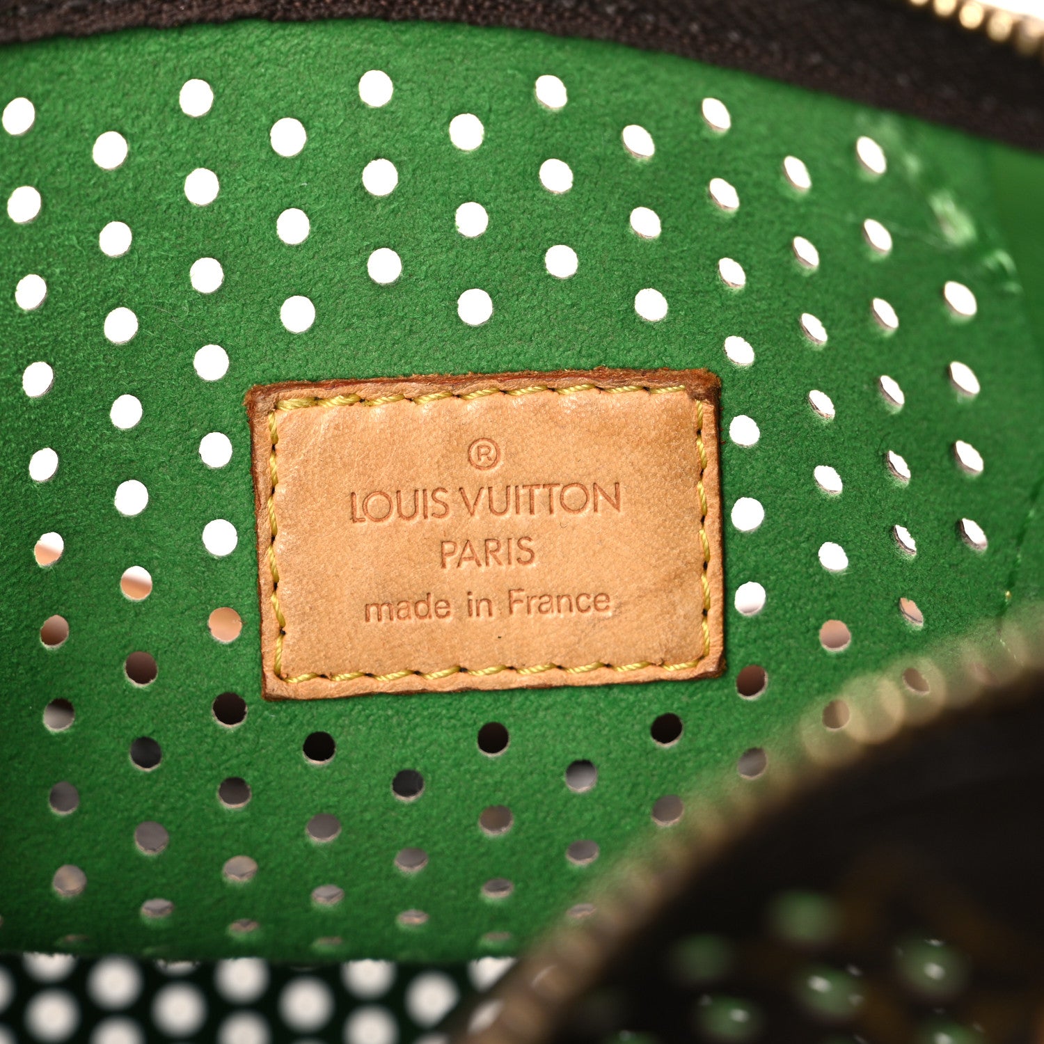 Louis Vuitton Monogram Perforated Speedy 30 Green 6 of 14