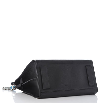 Saint Laurent Grained Calfskin Small Supple Sac De Jour Duffle Black 5 of 9