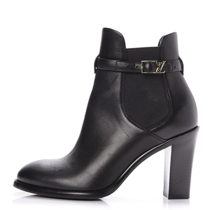 Louis Vuitton Calfskin Loyalty Ankle Boots 36 Black 1 of 10