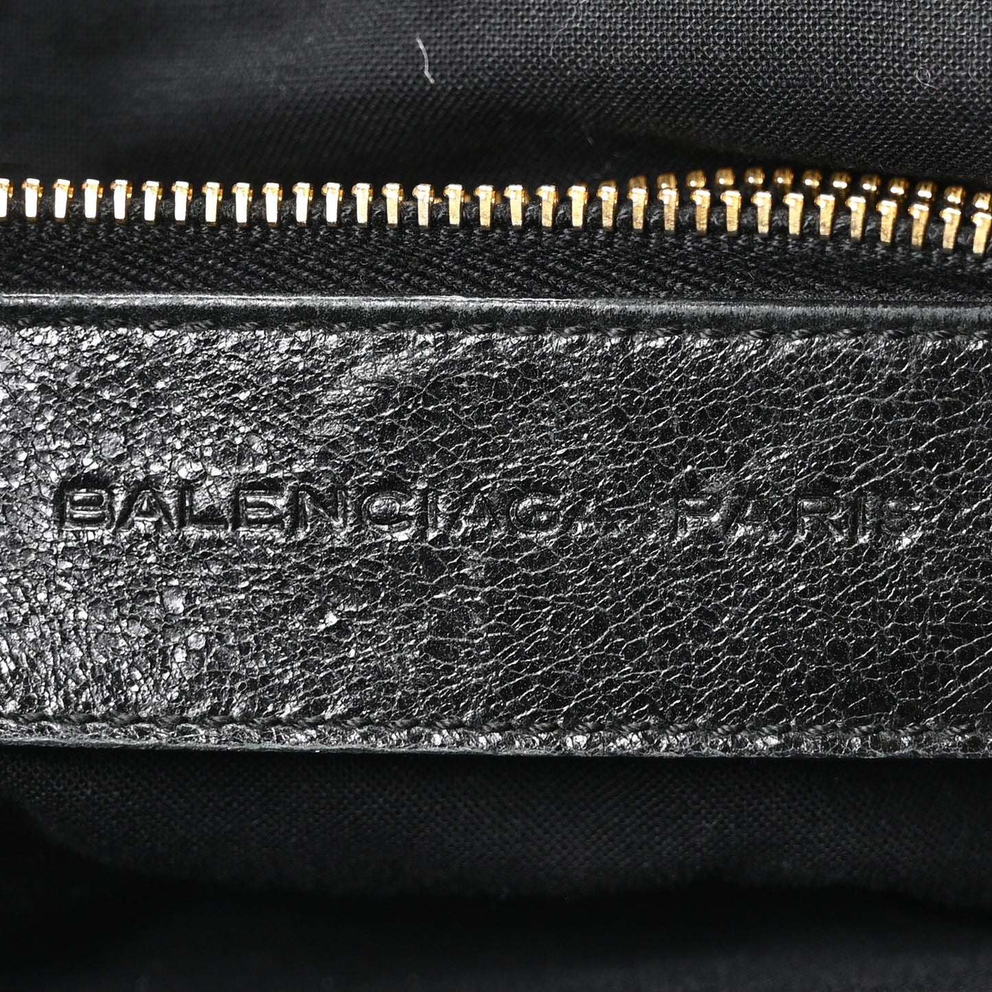 Agneau Giant 21 Gold Hardware Work Black