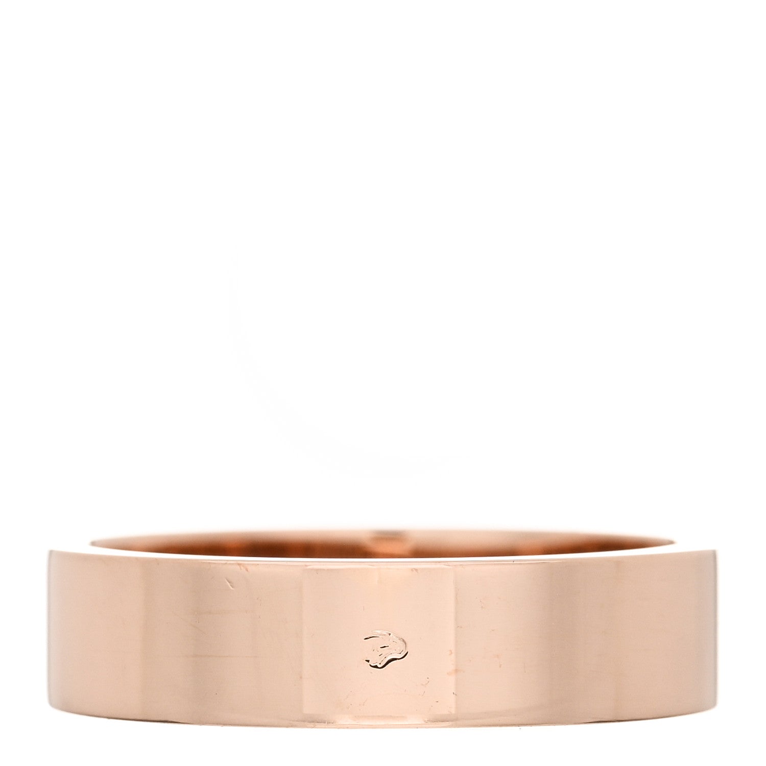 Hermes 18K Rose Gold PM Collier De Chien Ring 55 7.25 2 of 4