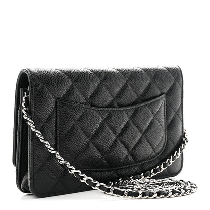 Chanel Caviar Quilted Wallet on Chain WOC Black 3 of 12