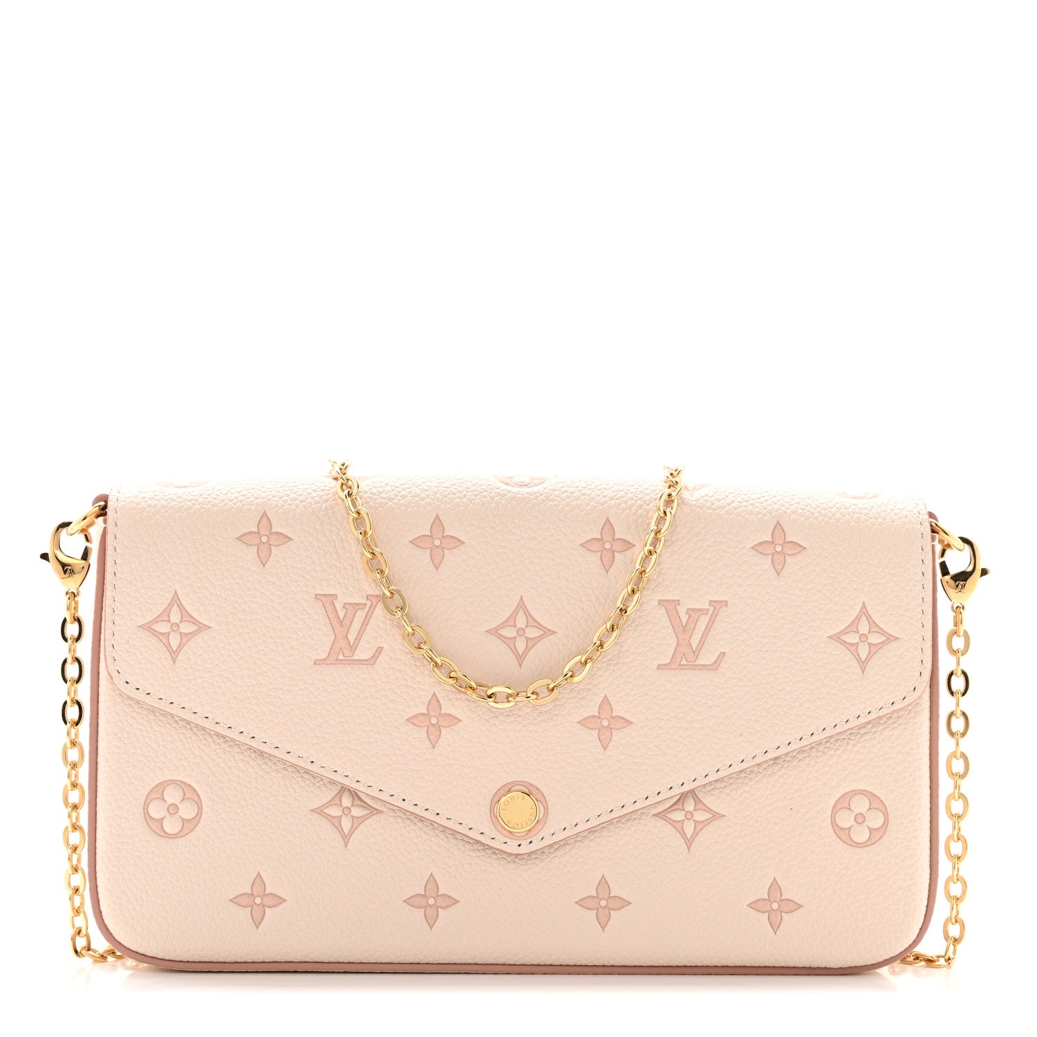 Louis Vuitton Empreinte Monogram Felicie Pochette Chain Wallet Eden 1 of 10