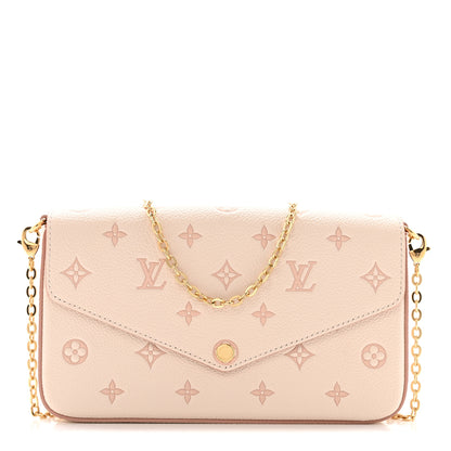 Louis Vuitton Empreinte Monogram Felicie Pochette Chain Wallet Eden 1 of 10