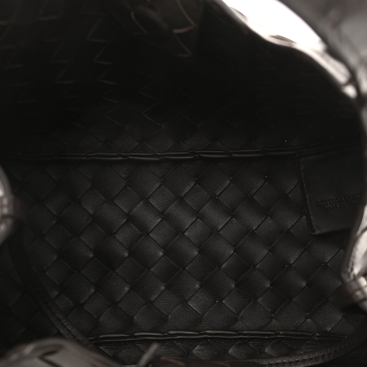 Nappa Intrecciato Small Campana Shoulder Bag Fondant