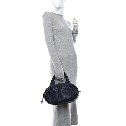 Fendi Nappa Nuvolata Spy Bowler Blueberry 2 of 14