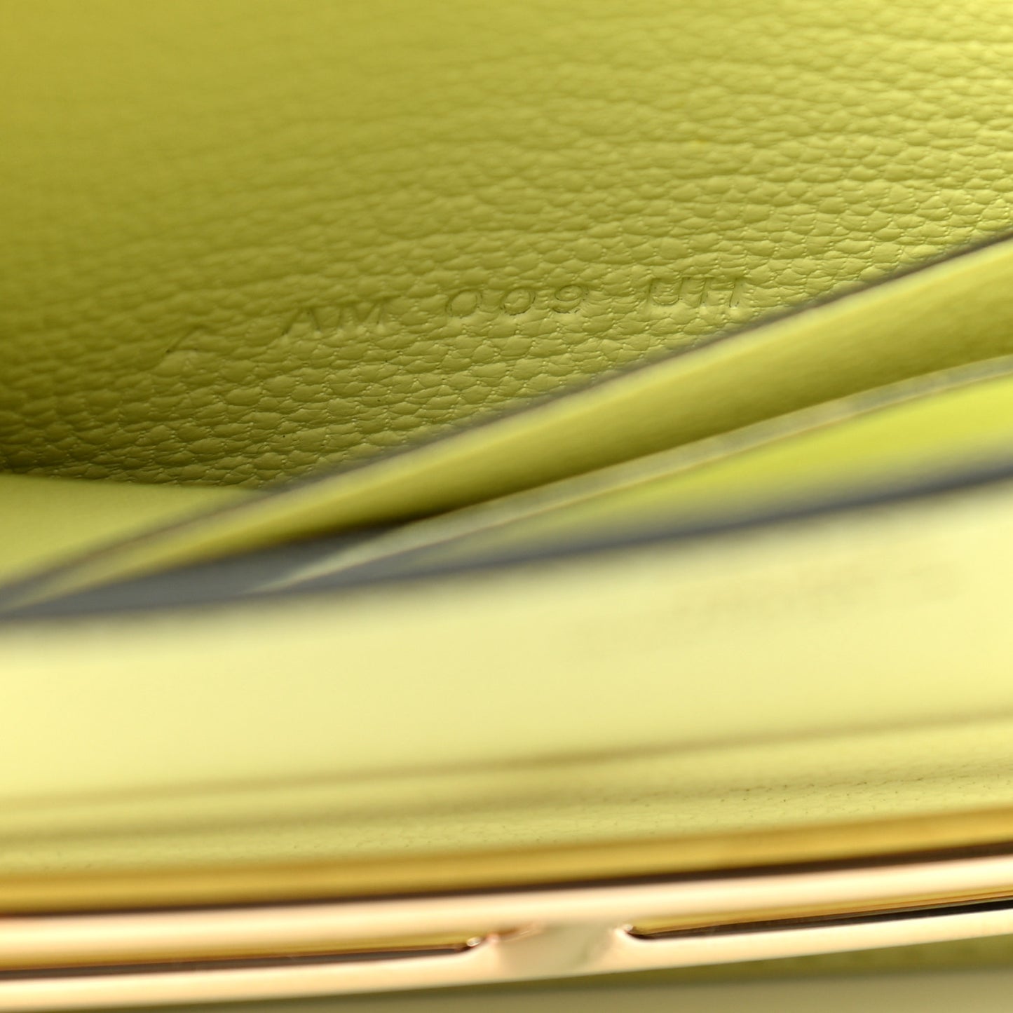 Chevre Mysore Roulis Slim Wallet Jaune Poussin