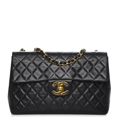 Chanel Lambskin XL Jumbo Flap Black 1 of 9