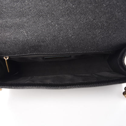 Chanel Caviar Quilted New Medium Boy Flap Black 7 of 9
