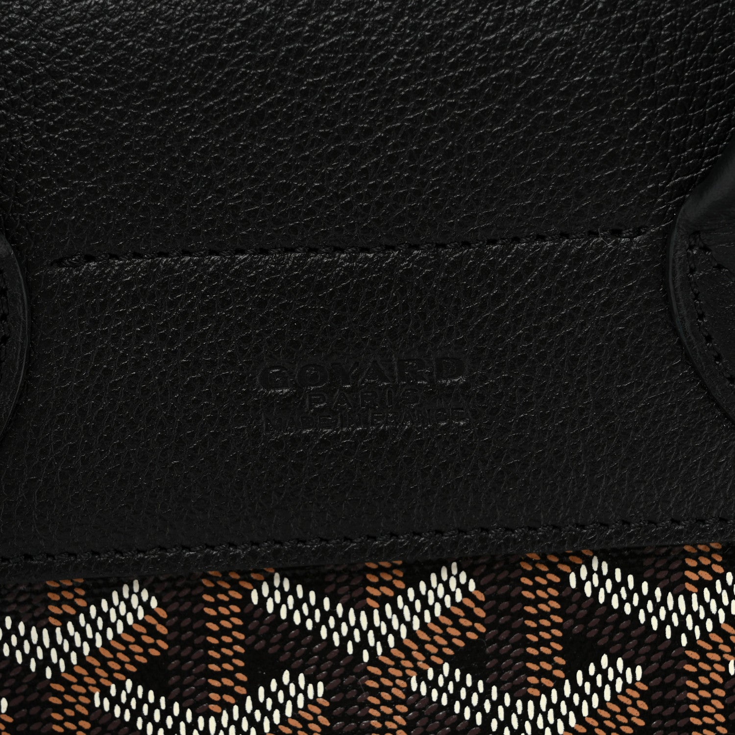 Goyard Goyardine Calfskin Mini Alpin Backpack Black 6 of 9