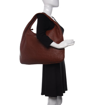 Bottega Veneta Nappa Intrecciato Maxi Veneta Hobo Tea 2 of 10