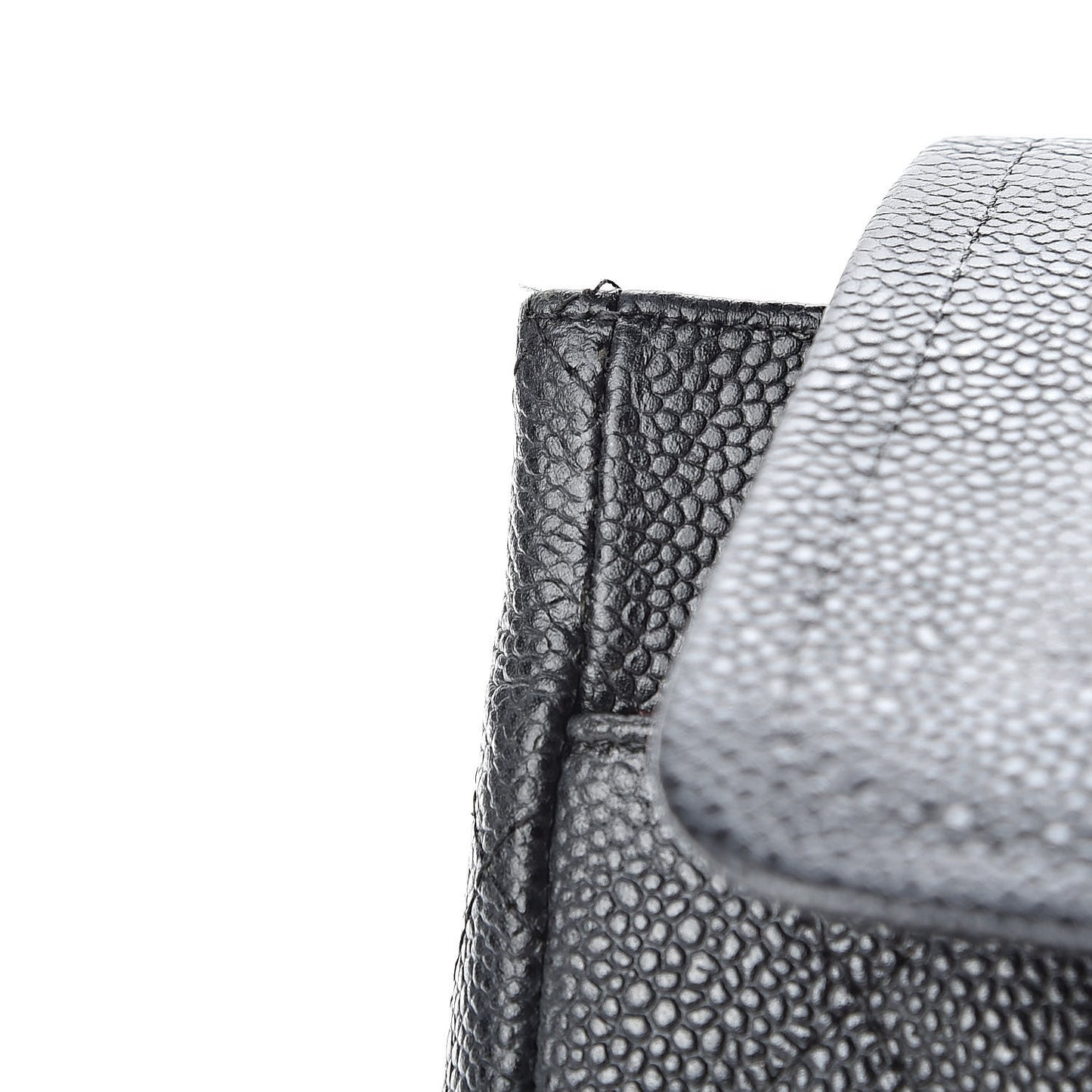 Caviar Quilted Maxi Double Flap Black