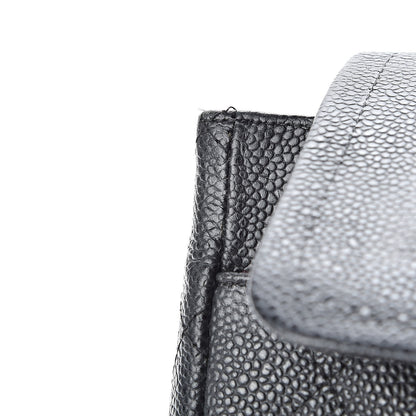 Chanel Caviar Quilted Maxi Double Flap Black 18 of 23