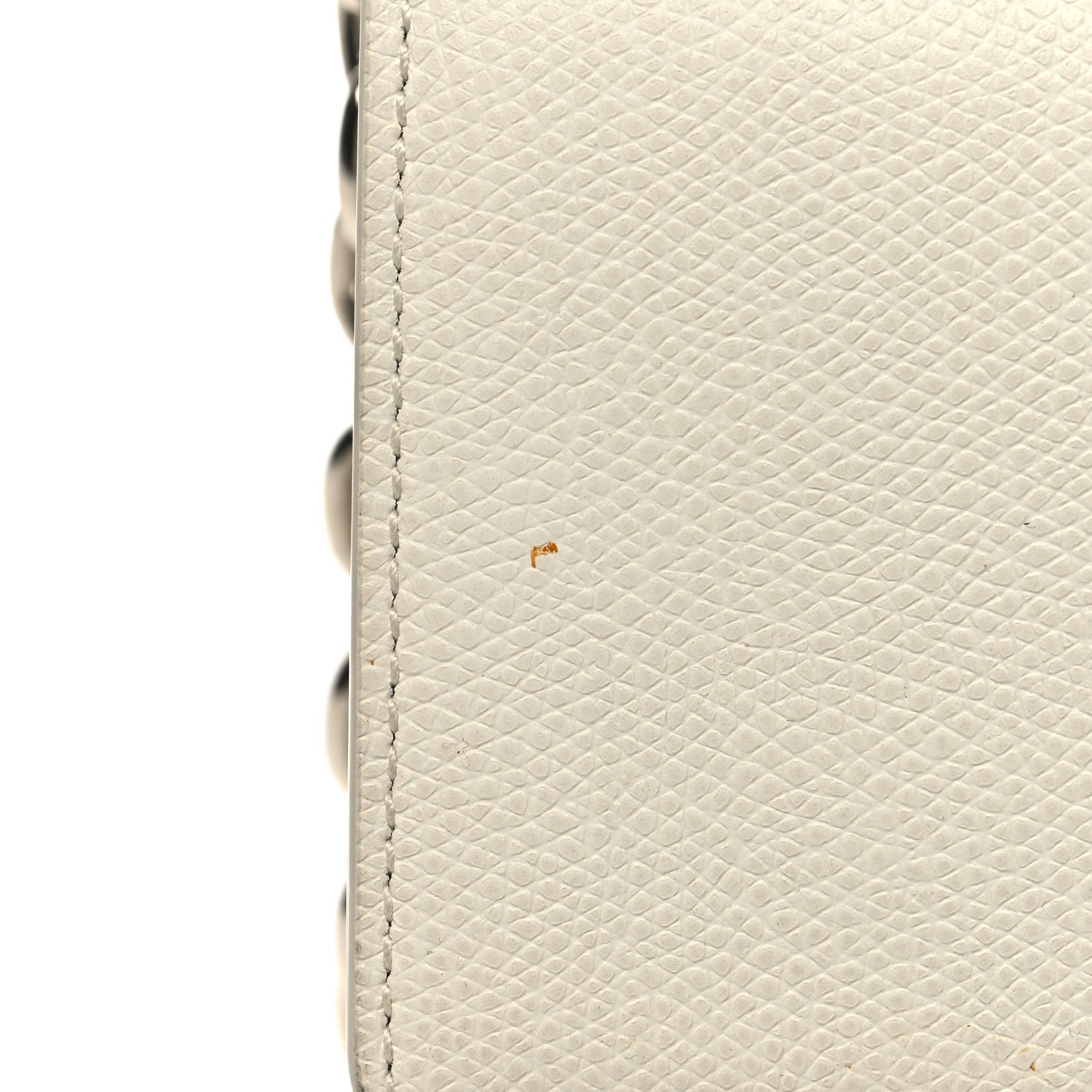Christian Dior Grained Calfskin 30 Montaigne Chain Flap Bag White 10 of 13