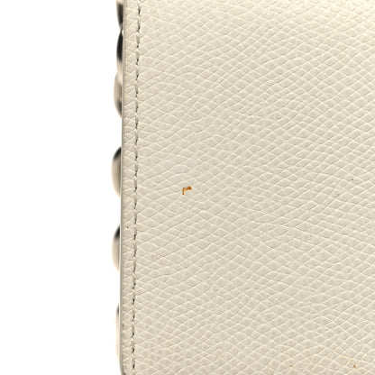 Christian Dior Grained Calfskin 30 Montaigne Chain Flap Bag White 10 of 13