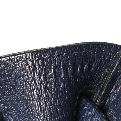 Hermes Togo Birkin 25 Bleu Nuit 7 of 10