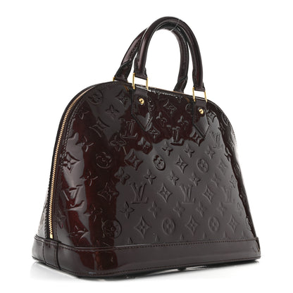 Louis Vuitton Vernis Alma PM Amarante 3 of 13
