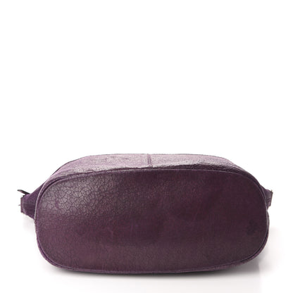 Givenchy Crackled Calfskin Medium Nightingale Aubergine 8 of 18